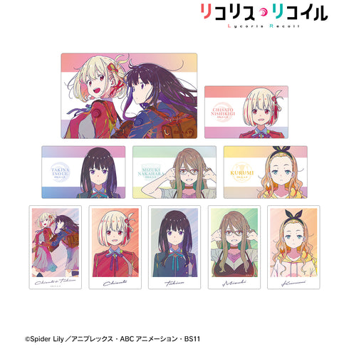 『リコリス・リコイル』トレーディング Ani-Art clear label カードステッカー(全10種)BOX